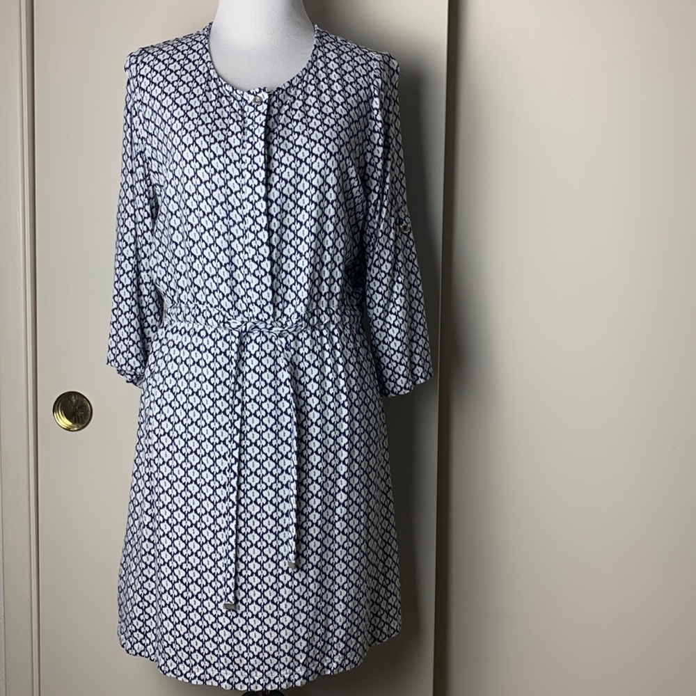 Skies Are Blue Pop-over Dress Small